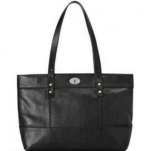 Fossil Hunter Shopper Shoulder Tote - Black